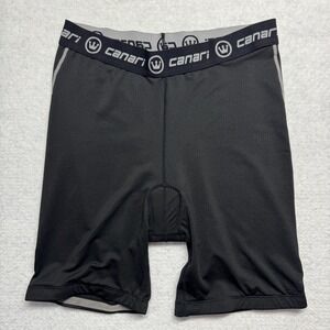 Canari Padded Cycling Bike Shorts Black Men's Size Large‎